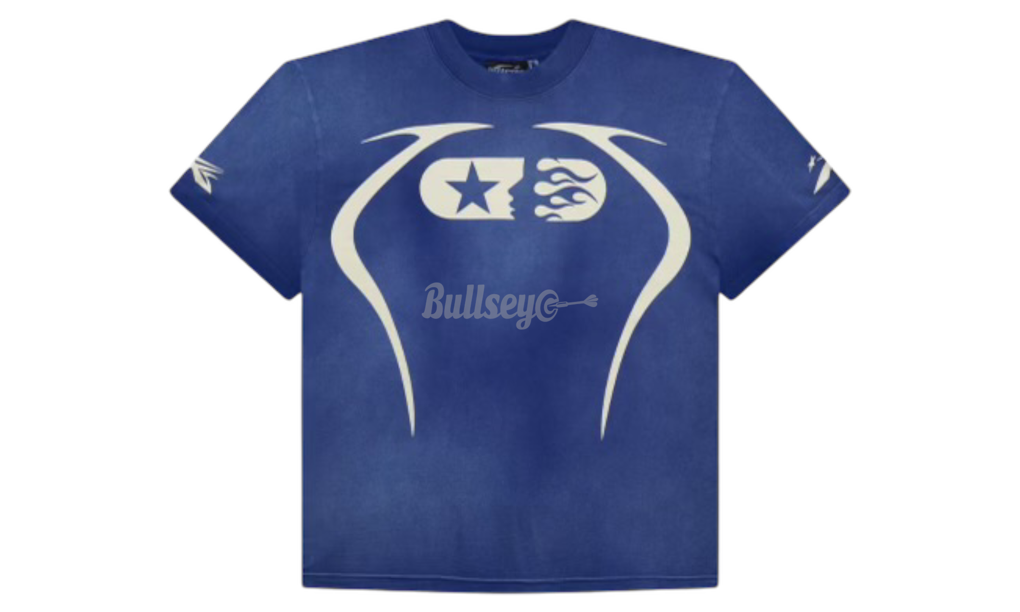 Hellstar Blue Warm Up T-Shirt-Bullseye Sneaker Boutique