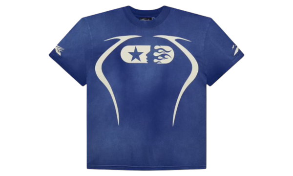 Hellstar Blue Warm Up T-Shirt-Stay on the front side of fashion with these cute boots