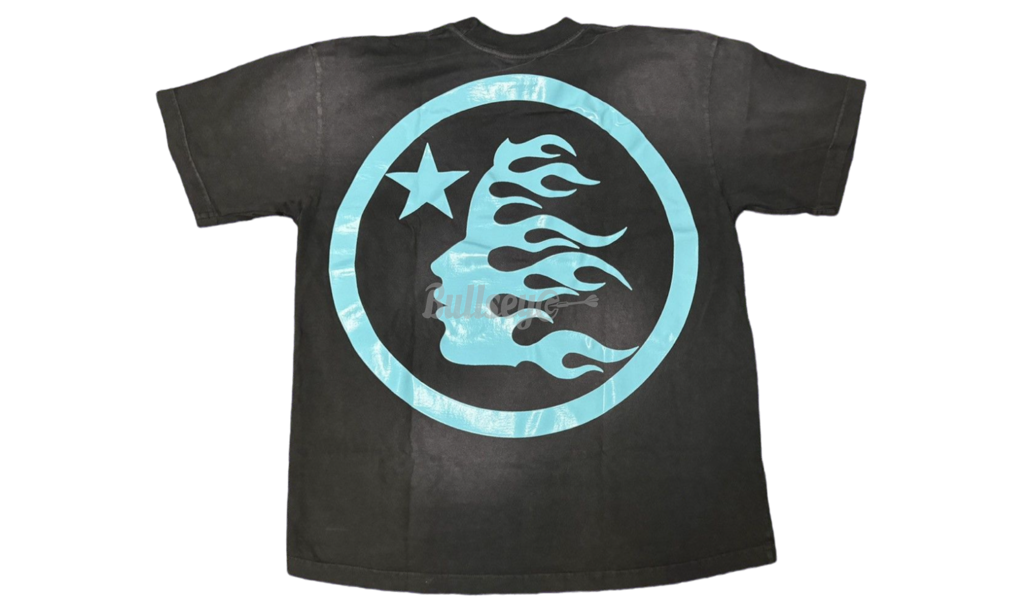 Hellstar Classic Logo Gel Black/Light Blue T-Shirt