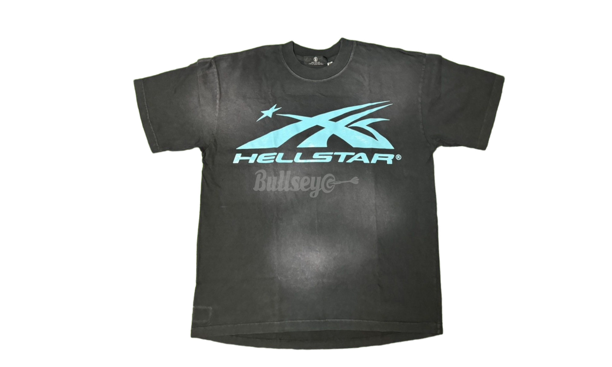 Hellstar Classic Logo Gel Black/Light Blue T-Shirt-Bullseye Sneaker Boutique