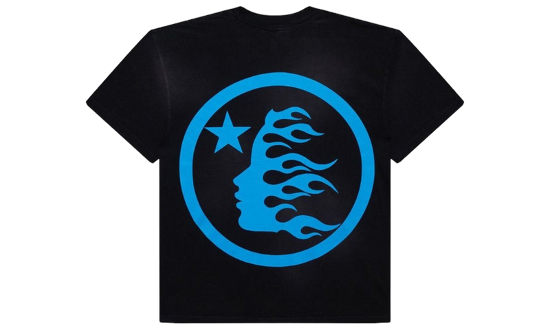 Hellstar Classic T-Shirt (Regular Logo) Black/Blue