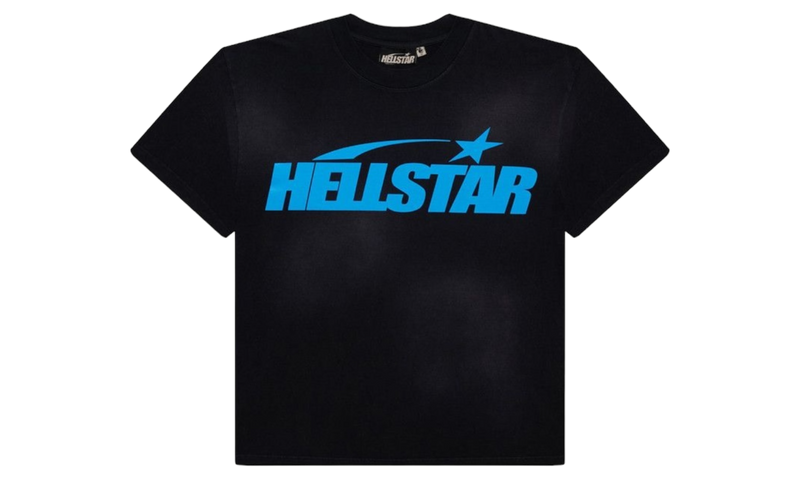 Hellstar Classic T-Shirt (Regular Logo) Black/Blue-Bullseye Sneaker Boutique