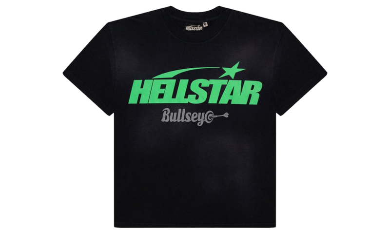 Hellstar Classic T-Shirt (Regular Logo) Black/Green-Bullseye Sneaker Boutique