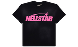 Hellstar Classic T-Shirt (Regular Logo) Black/Pink-Bullseye Sneaker Boutique