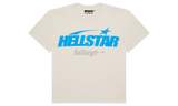 Hellstar Classic T-Shirt (Regular Logo) White/Blue-Bullseye Sneaker Boutique