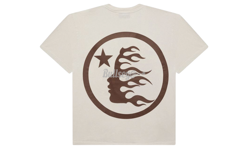 Hellstar Classic T-Shirt (Regular Logo) White/Brown