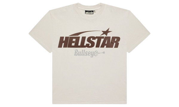 Hellstar Classic T-Shirt (Regular Logo) White/Brown-nike light retro color palette ideas for girls