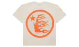 Hellstar Classic T-Shirt (Regular Logo) White/Orange