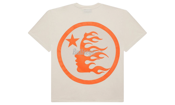 Hellstar Classic T-Shirt (Regular Logo) White/Orange