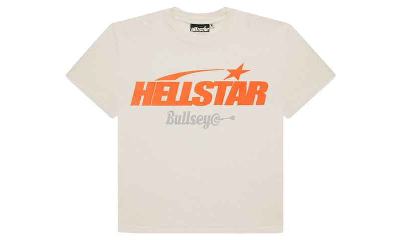 Hellstar Classic T-Shirt (Regular Logo) White/Orange-Urlfreeze Sneakers Sale Online