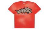 Hellstar Crack Paint Red T-Shirt-Bullseye Sneaker Boutique