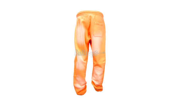 1RETRO Fire Orange Dye Closed Elastic Bottom Sweatpants