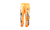 Hellstar Fire Orange Dye Closed Elastic Bottom Sweatpants-Bullseye vans Sneaker Boutique