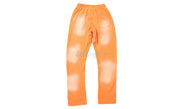 Hellstar Fire Orange Dye Flare Bottom Sweatpants