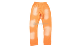 Hellstar Fire Orange Dye Flare Bottom Sweatpants