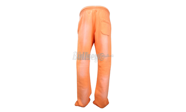 Hellstar Fire Orange Dye Flare Bottom Sweatpants