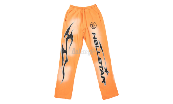 Hellstar Fire Orange Dye Flare Bottom Sweatpants-Urlfreeze Sneakers Sale Online