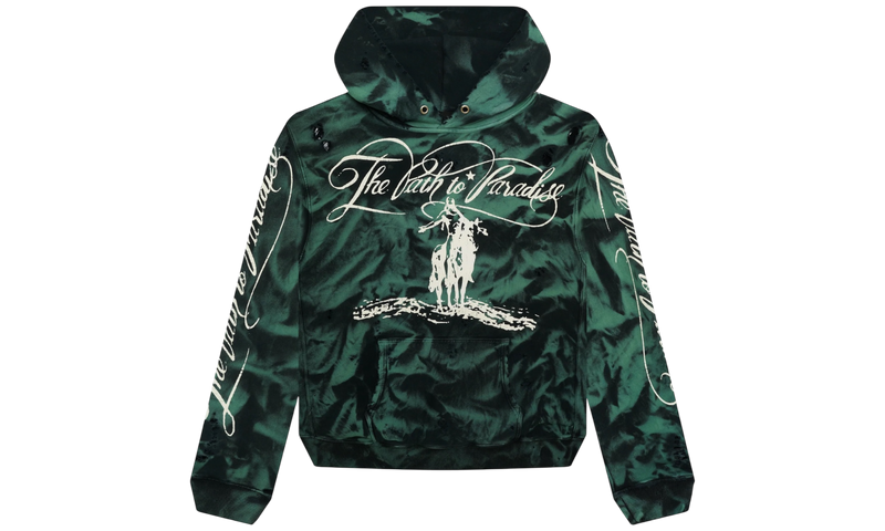 Hellstar Green Marble Paradise Hoodie-Bullseye Sneaker Boutique