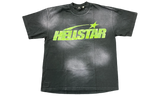 Hellstar Green/Black Marble Classic T-Shirt-Bullseye Sneaker Boutique