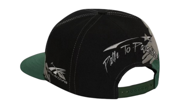 Hellstar Green/Black Paintbrush Snapback Hat