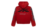 Hellstar Halloween Skeleton Airbrushed Red Hoodie (PreOwned)