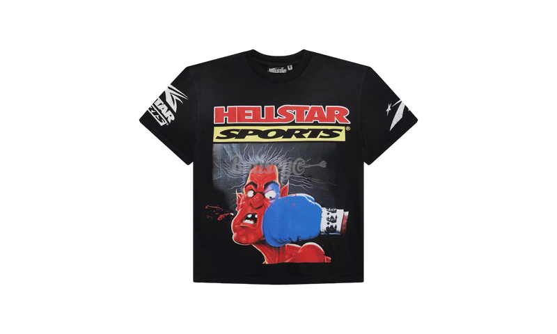 Hellstar Knock-Out Black T-Shirt-new balance made in usa 990 v4 trail running shoe