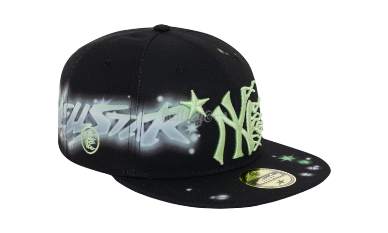 Hellstar NY Black/Neon Graffiti Fitted Hat