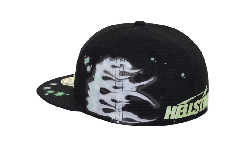 Hellstar NY Black/Neon Graffiti Fitted Hat