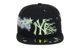 Hellstar NY Black/Neon Graffiti Fitted Hat-Urlfreeze Sneakers Sale Online