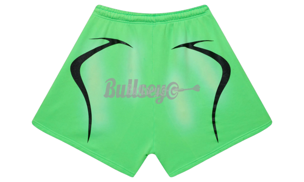 Hellstar Neon Green Warm Up Shorts