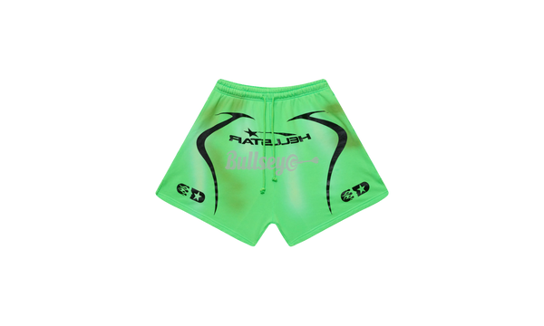 Hellstar Neon Green Warm Up Shorts-Bullseye Sneaker Boutique