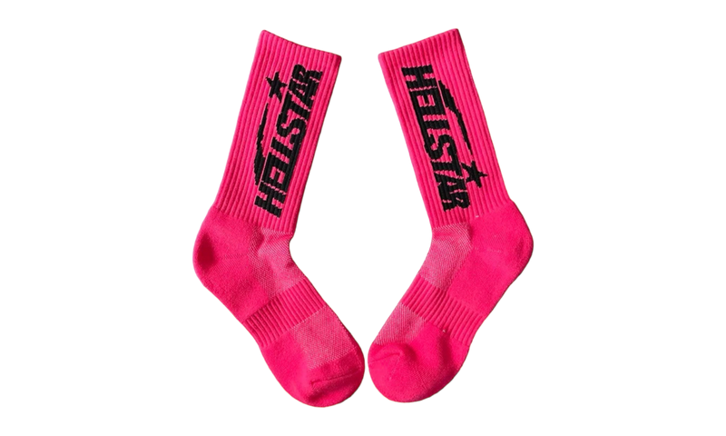 Hellstar Neon Pink Socks-Bullseye Sneaker Boutique