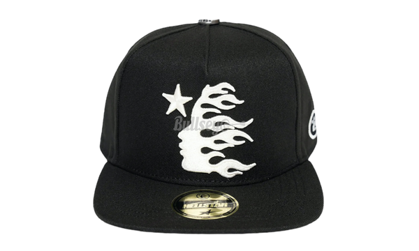 Hellstar OG Fitted Black Hat-B5 Polish laces sneakers