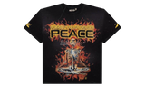 Hellstar Reach Your Inner Peace Fire Black T-Shirt-Bullseye Sneaker Boutique