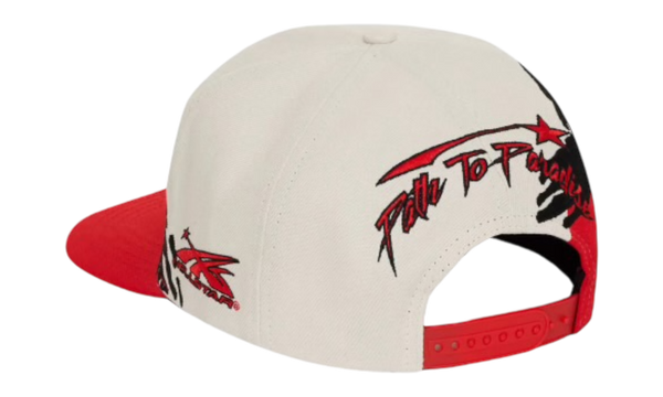 Hellstar Red/Black Paintbrush Snapback Hat