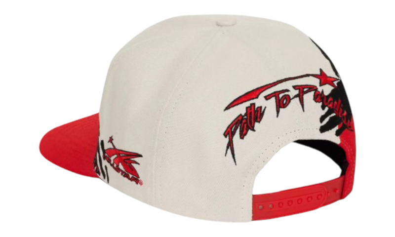 Hellstar Red/Black Paintbrush Snapback Hat