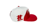 Hellstar Sharkteeth Off-White/Red Snapback Hat