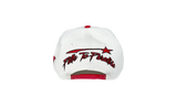 Hellstar Sharkteeth Off-White/Red Snapback Hat