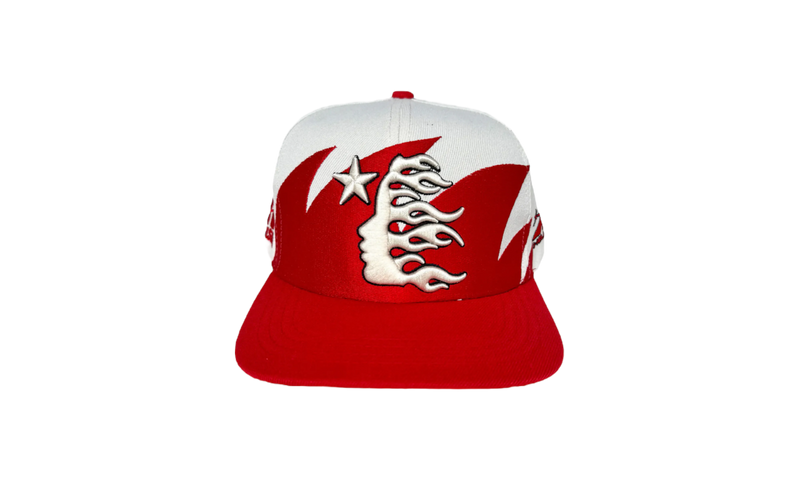 Hellstar Sharkteeth Off-White/Red Snapback Hat-Bullseye Sneaker Boutique