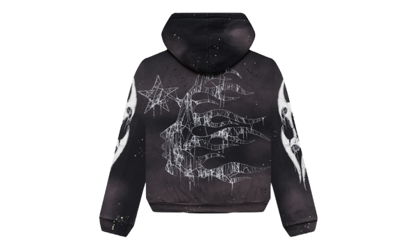 Hellstar Spiderweb Sport Logo Black Zip-Up