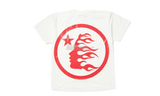 Hellstar Sport Logo Gel White T-Shirt-On Running Cloudflow 6
