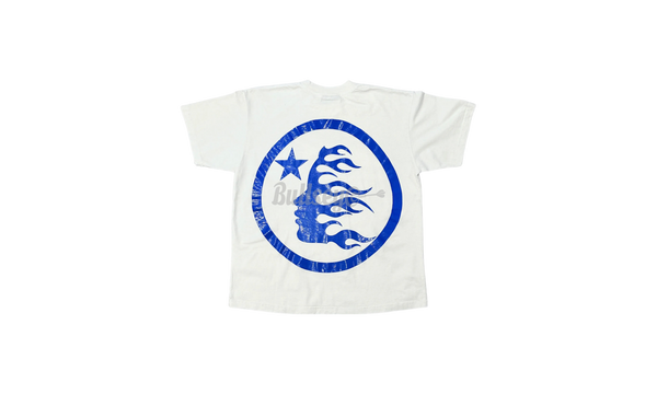 Hellstar Sport Logo Gel White/Blue T-Shirt-Camper Alright boots