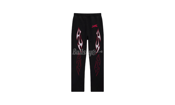 Hellstar Sports Future Flame Black Sweatpants-Versace Jeans Couture metallic toe-cap pumps