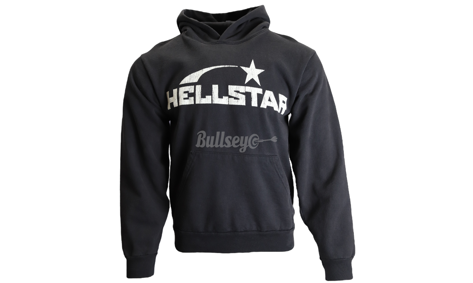 Hellstar Studios Basic Logo Black Hoodie Bullseye Sneaker Boutique
