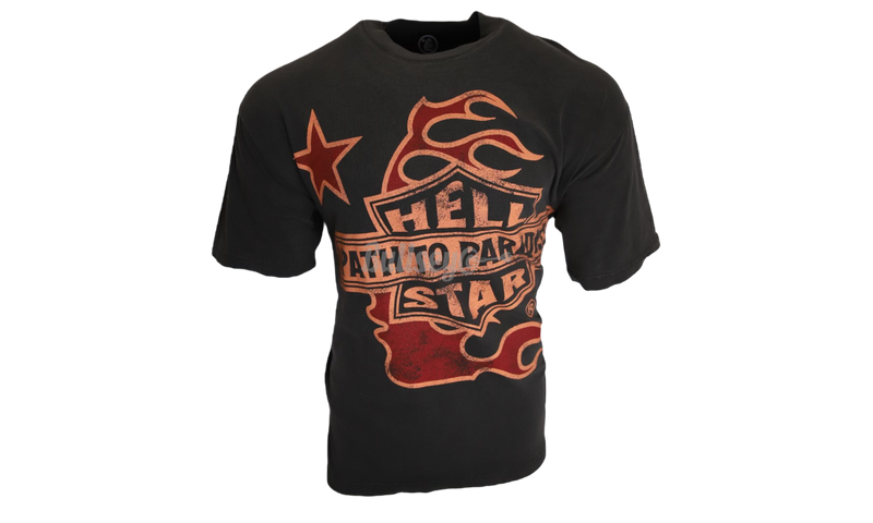 Hellstar Studios Biker Tour T-Shirt-Not to many nice looking shoes you can wear in the rain