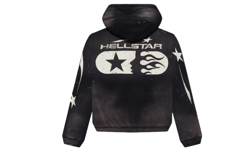 Hellstar Studios Black Zip-Up Hoodie