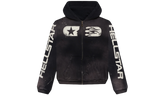 Hellstar Studios Black Zip-Up Hoodie-Bullseye Sneaker Boutique