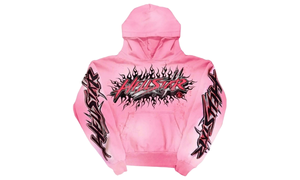 Hellstar Studios Brainwashed Pink Hoodie-Bullseye Sneaker Boutique