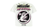 Hellstar Studios Breaking News White T-Shirt