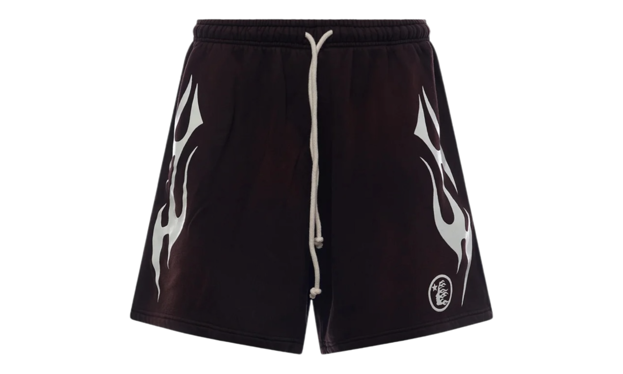 Hellstar Studios Brown Flame Shorts-Bullseye Sneaker Boutique